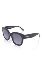 tomfordeyewear Tom Ford Eyewear Sonnenbrillen für Frauen BEATRIX FT0613 01C-SHINY BLACK/SMOKE MIRROR