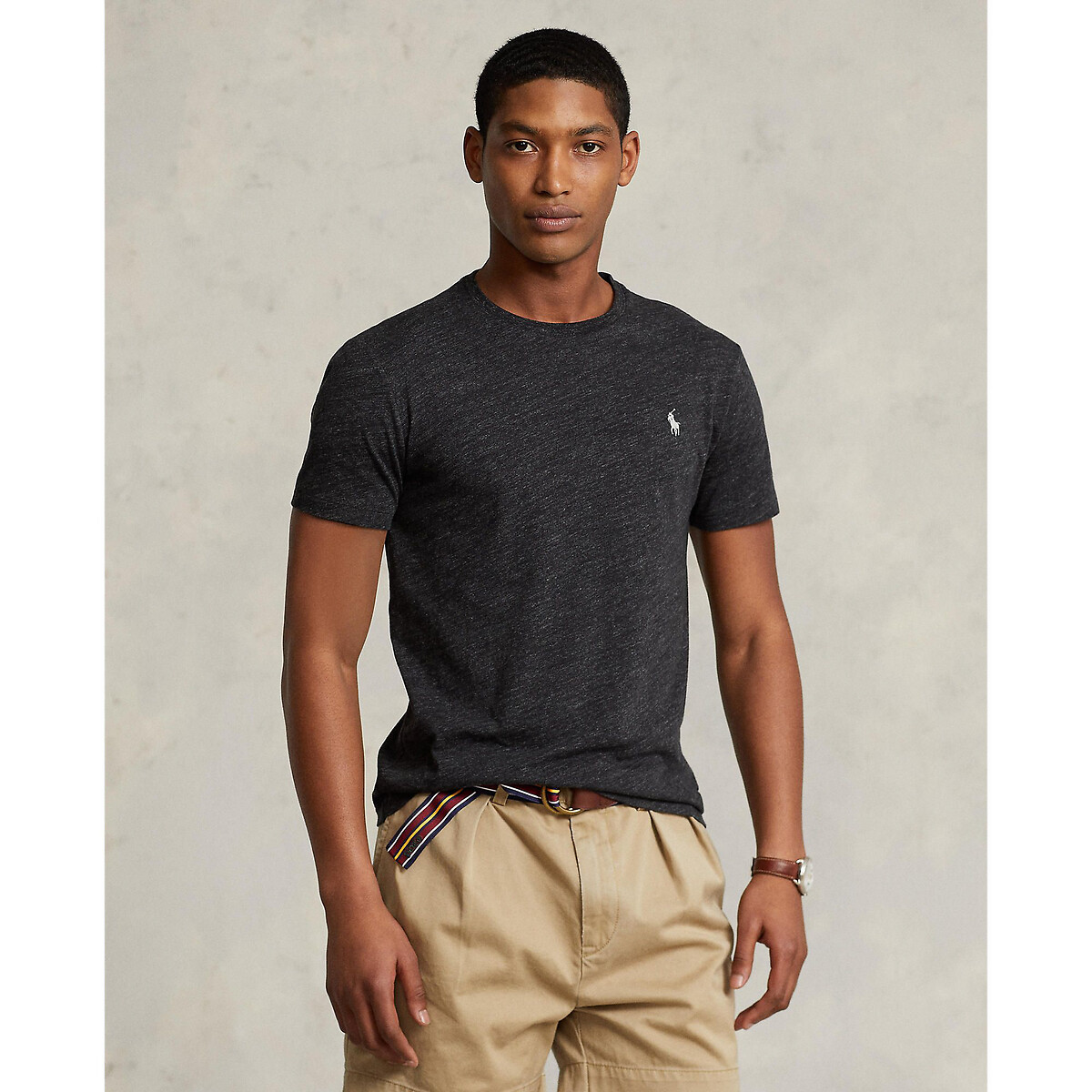 Polo ralph lauren T-shirt met ronde hals, in jerseykatoen