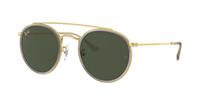 Ray-Ban Round Double Bridge Legend Gold RB3647N - Rond Roze