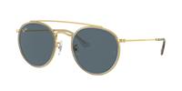 Ray-Ban Round Double Bridge Legend Gold RB3647N - Rond Goud