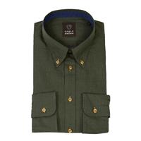 Eagle & Brown overhemd buttondown groen