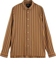 Scotch & Soda Regular fit satin striped shirt combo a