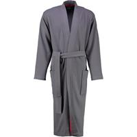 Cawö Bademantel Herren Kimono 816 anthrazit - 72, grau