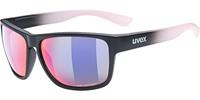 Uvex LGL 36 Colorvision Sportbrille Farbe: 2398 black mat rose, mirror plasma S3))