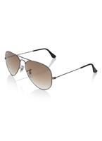 Ray-ban Unisex-Sonnenbrille RB3025 004/51 T55 Aviator Large Metal Brown Gradient