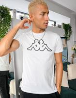 kappa Cromen - T-shirt met logo in wit