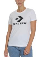 Converse T-Shirt Damen STAR CHEVRON TEE 10018569 102 Weiss