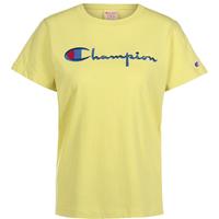 Champion T-Shirt Crewneck T-Shirts gelb Damen 