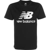 New Balance Essentials Stacked Logo T-Shirt Herren T-Shirts schwarz/weiß Herren 