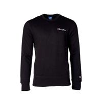 Champion Herren Sweatshirt - Pullover, Logo-Stick, langarm, unifarben T-Shirts schwarz Herren 