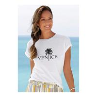 Venice Beach Shirt met ronde hals met frontprint
