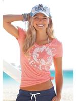 Venice Beach Strandshirt T-Shirts koralle Damen 