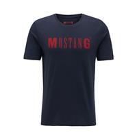 Mustang T-Shirt Logoshirt T-Shirts dunkelblau Herren 