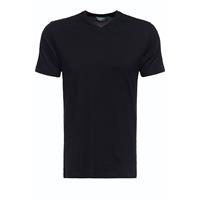 Way of Glory Herren Premium Basic T-Shirt mit V-Ausschnitt T-Shirts schwarz Herren 