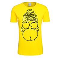 Logoshirt T-Shirt T-Shirts gelb Damen 