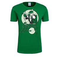 Logoshirt T-Shirt T-Shirts grün Herren 