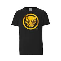 Logoshirt T-Shirt T-Shirts schwarz/gelb Herren 