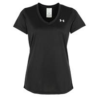 Under Armour HeatGear Tech Solid Trainingsshirt Damen T-Shirts schwarz Damen 