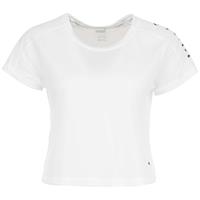 Puma Logo Graphic Cropped Trainingsshirt Damen T-Shirts weiß Damen 