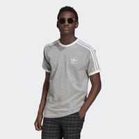 adidas T-Shirt 3-Stripes, medium grey heather