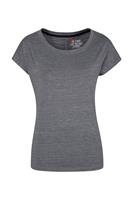 Mountain Warehouse IsoCool Dynamic Panna Lockeres Damen T-Shirt - Grau