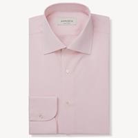 apposta Hemd  einfarbig  rosa 100% reine baumwolle popeline doppelt gezwirnt, kragenform  halb-gespreizter kragen