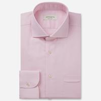 apposta Hemd  einfarbig  rosa 100% baumwolle non iron twill, kragenform  gespreizter kragen