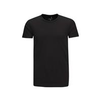 Seidensticker T-Shirt Rundhals  Kurzarm Uni T-Shirts schwarz Herren 