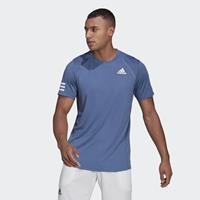 adidas Club 3-Stripes T-Shirt Herren - Blau, Weiß