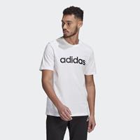 adidas T-shirt Essential Linear Logo - Wit/Zwart