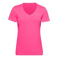 Under Armour V-Neck Trainingsshirt Damen T-Shirts pink Damen 