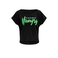 Winshape Kurzarmshirt Ultra light mit neon grünem Glitzer-Aufdruck Kurzarmshirt Ultra light mit neon grünem Glitzer-Aufdruck T-Shirts schwarz/grün Damen 