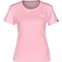 Alpha industries T-Shirt Basic T Small Logo W T-Shirts pink Damen 