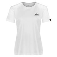 AlphaIndustriesT-ShirtBASICTSMALLLOGOWMN09WHITE–