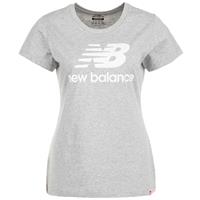 New Balance Essentials Stacked Logo T-Shirt Damen Funktionsshirts grau Damen 