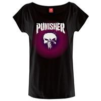 NASTROVJE POTSDAM The Punisher Psychedelic Warface Loose Shirt female T-Shirts schwarz Damen 