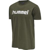 Hummel HMLGO COTTON LOGO T-SHIRT S/S T-Shirts olive Herren 