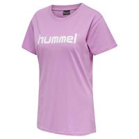 Hummel HMLGO COTTON LOGO T-SHIRT WOMAN S/S T-Shirts lila Damen 