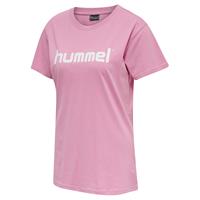 Hummel HMLGO COTTON LOGO T-SHIRT WOMAN S/S T-Shirts pink Damen 