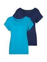 Vivance T-Shirt T-Shirts blau Damen 