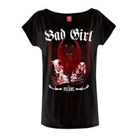 NASTROVJE POTSDAM Villains Bad Girl Loose Shirt female T-Shirts schwarz Damen 