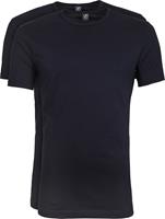Suitable T-shirt 2-Pack O-Neck Navy