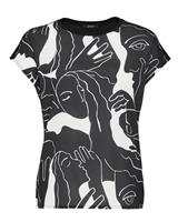 OPUS T-Shirt »Sablo Print« mit kunstvollem Allover-Print