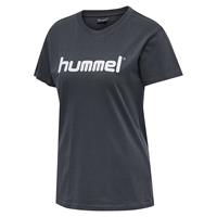 Hummel HMLGO COTTON LOGO T-SHIRT WOMAN S/S T-Shirts grau Damen 