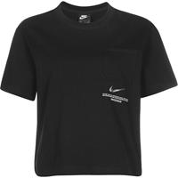 Nike T-Shirt Swoosh T-Shirts schwarz Damen 
