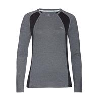 Funktionsshirt Ally Funktionsshirts grau/schwarz Damen 