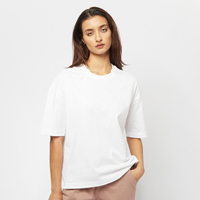 urbanclassics Urban Classics Frauen T-Shirt Organic Oversized Pleat in weiß