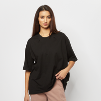 urbanclassics Urban Classics Frauen T-Shirt Organic Oversized Pleat in schwarz