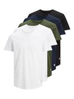 Jack & Jones T-Shirt Jjenoa Tee Ss Crew Neck pk Mp für Herren, weiß