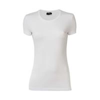 Emporio Armani Damen T-Shirt - Rundhals, Loungewear, Kurzarm, Stretch Cotton T-Shirts weiß Damen 